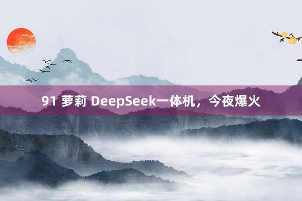 91 萝莉 DeepSeek一体机，今夜爆火